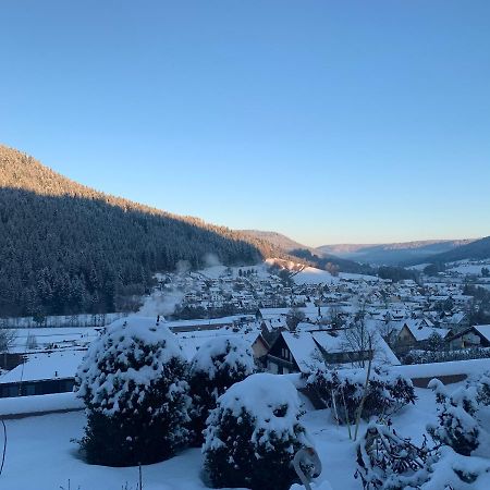 Appartement Mit Herrlicher Aussicht Uebers Murgtal Baiersbronn Kültér fotó