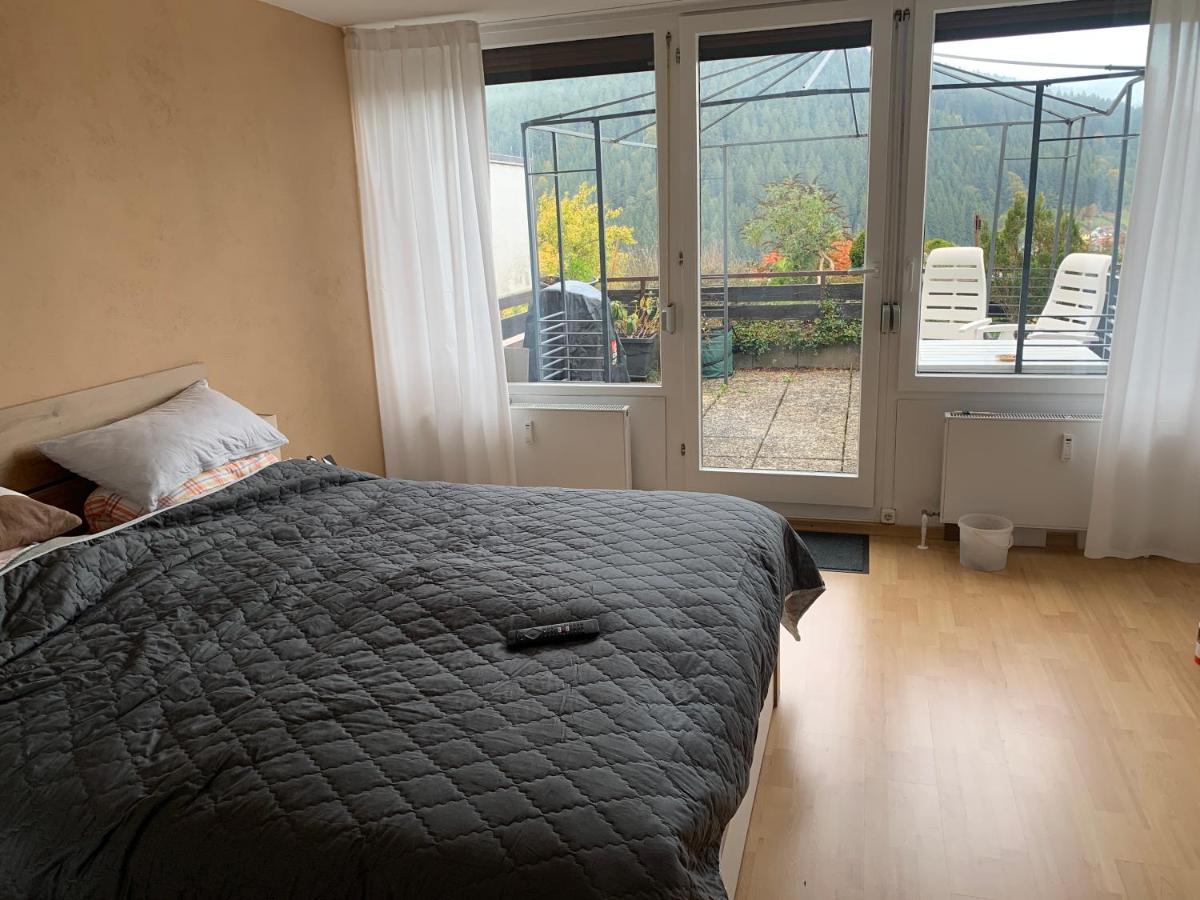 Appartement Mit Herrlicher Aussicht Uebers Murgtal Baiersbronn Kültér fotó