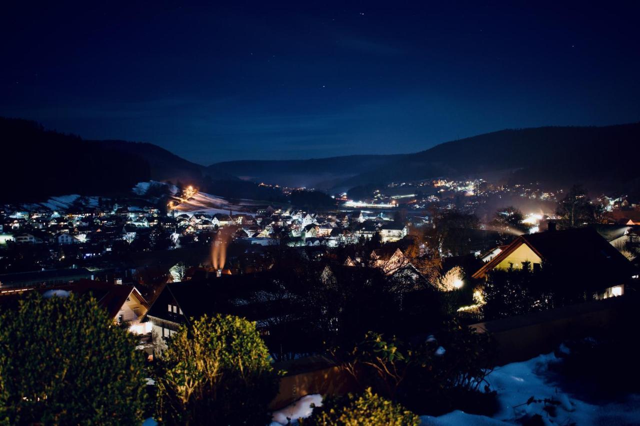 Appartement Mit Herrlicher Aussicht Uebers Murgtal Baiersbronn Kültér fotó